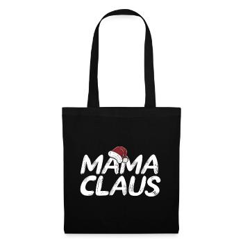 MAMA Claus - Sac en tissu - noir - Devant