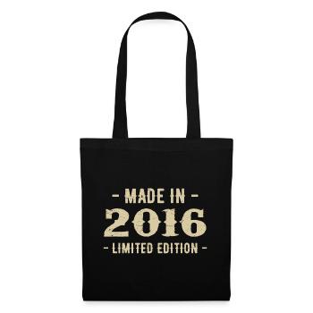 Vintage 2016 Édition Limitée Cadeau 2016 - Sac en tissu - noir - Devant