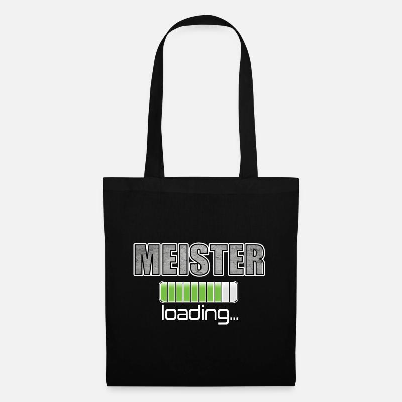 Meister loading Elektro Elektroniker Elektriker - Stoffbeutel - Schwarz