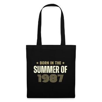 Vintage 1987 Vintage 1987 Birthday Gift - Tote Bag - black - Front