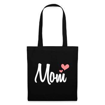 Mom - Stoffbeutel - Schwarz - Vorne