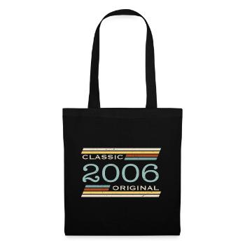 Vintage 2006, Classic, Original - Tote Bag - black - Front