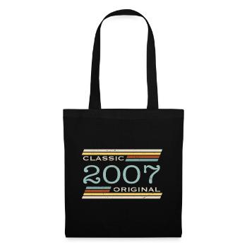 Vintage 2007, Classic, Original - Tote Bag - black - Front