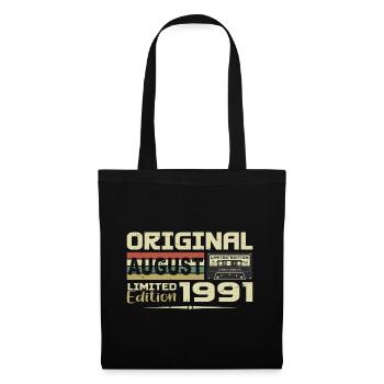 August 1991 - Born in August 1991 Built in August 1991 - Tote Bag - black - Front