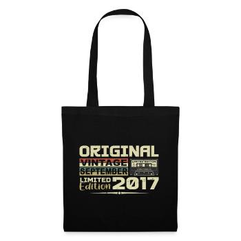 2017 - Les légendes Sont Nées en Septembre 2017 - Sac en tissu - noir - Devant