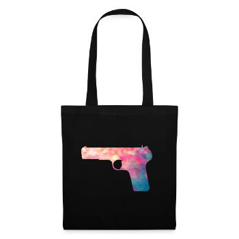 color GUN - Stoffbeutel - Schwarz - Vorne