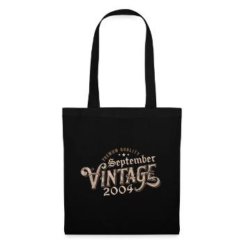 Birthday September 2004 Gift September 2004 - Tote Bag - black - Front
