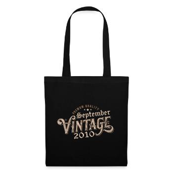 Birthday September 2010 Gift September 2010 - Tote Bag - black - Front