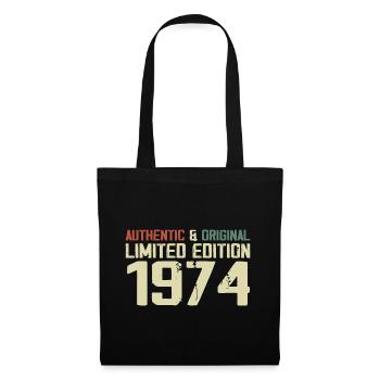1974 Birthday Gift 1974 Vintage 1974 Retro - Tote Bag - black - Front