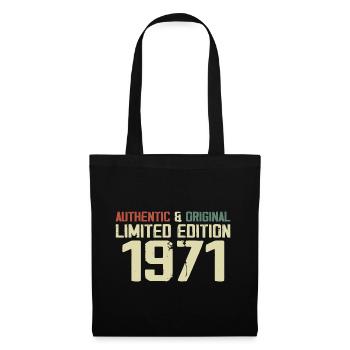 1971 Birthday Gift 1971 Vintage 1971 Retro - Tote Bag - black - Front