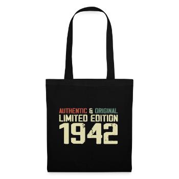 1942 Birthday Gift 1942 Vintage 1942 Retro - Tote Bag - black - Front