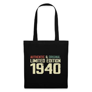 1940 Birthday Gift 1940 Vintage 1940's Retro - Tote Bag - black - Front
