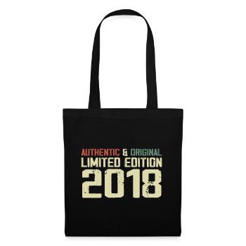 2018 Birthday Gift 2018 Vintage 2018 Retro - Tote Bag - black - Front