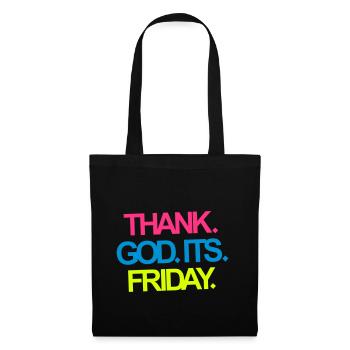Its Friday! - Stoffbeutel - Schwarz - Vorne