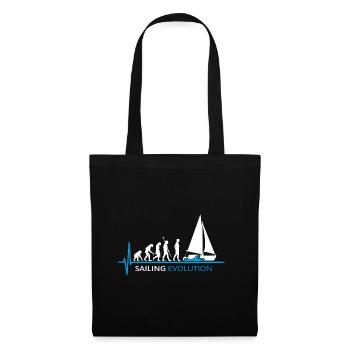 Voile Evolution Voilier Voile - Sac en tissu - noir - Devant
