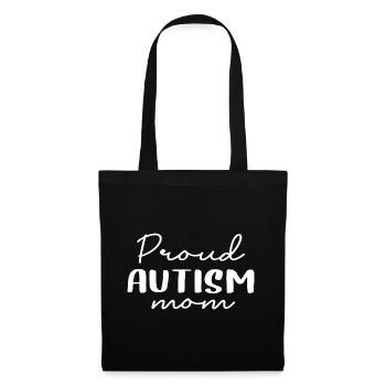 Proud Autism Mom - Sac en tissu - noir - Devant