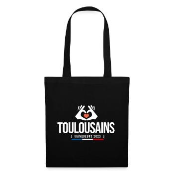 Toulouse football vainqueurs 2023 Foot - Sac en tissu - noir - Devant