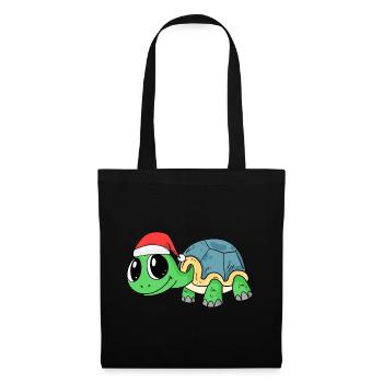 Turtle Christmas - Tote Bag - black - Front