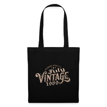 Cadeau Juillet 1989 Anniversaire Juillet 1989 July - Sac en tissu - noir - Devant