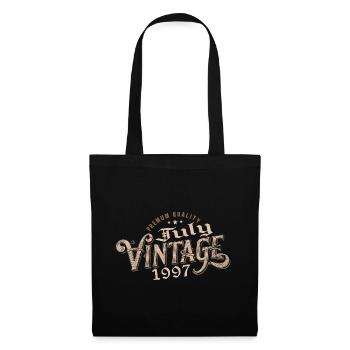 Cadeau Juillet 1997 Anniversaire Juillet 1997 July - Sac en tissu - noir - Devant