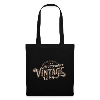 Birthday September 1984 Gift September 1984 - Tote Bag - black - Front