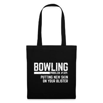 Bowling - Stoffbeutel - Schwarz - Vorne
