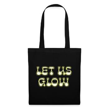 Laissez-nous briller - Sac en tissu - noir - Devant