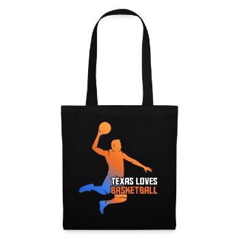 Texas basketball design for proud Texas fans - Tote Bag - black - Front
