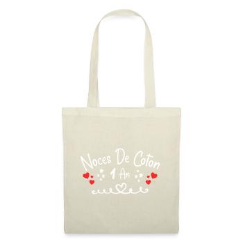noces de coton - Sac en tissu - nature - Devant