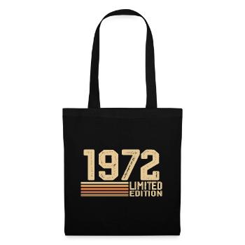 Born in 1972 Birthday - Gift 1972 Vintage 1972 - Tote Bag - black - Front