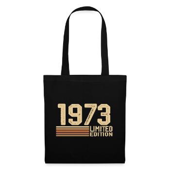 Jahrgang 1973 Geburtstag - Geschenk 1973 Jahrgang 1973 - Stoffbeutel - Schwarz - Vorne