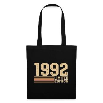 Born in 1992 Birthday - Gift 1992 Vintage 1992 - Tote Bag - black - Front
