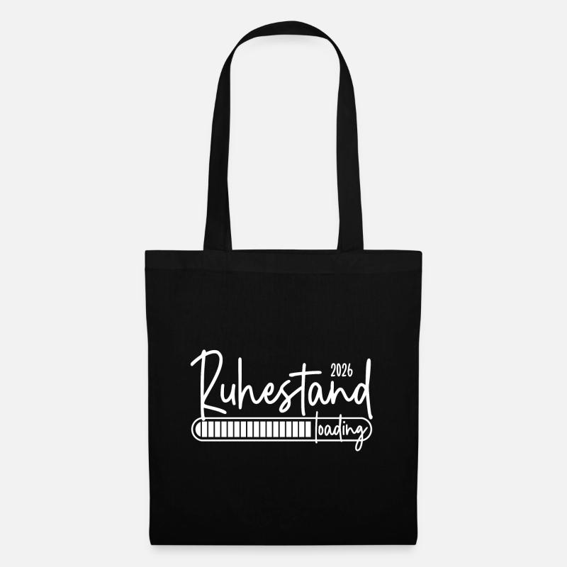 Ruhestand 2026 loading - Stoffbeutel - Schwarz