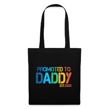 DAD est. 2023 for future father in 2023 - Tote Bag - black - Front