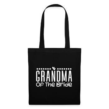 Grandma Of The Bride Wedding Party Family Wedding - Tote Bag - black - Front
