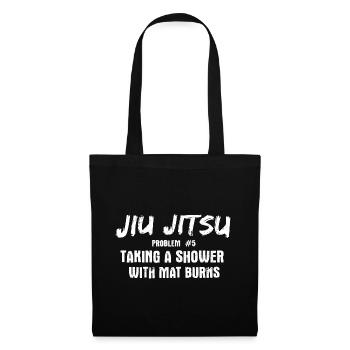 BJJ Jiu Jitsu - Stoffbeutel - Schwarz - Vorne