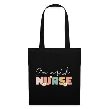 I am a nurse gift nurse - Tote Bag - black - Front