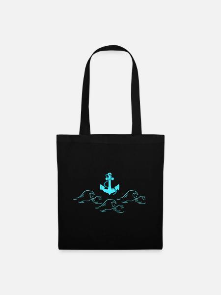 Love for the sea, Ahoy - Tote Bag - black