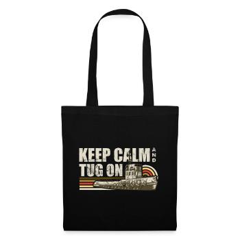 Schlepper Schleppboot Tug Life - Sac en tissu - noir - Devant