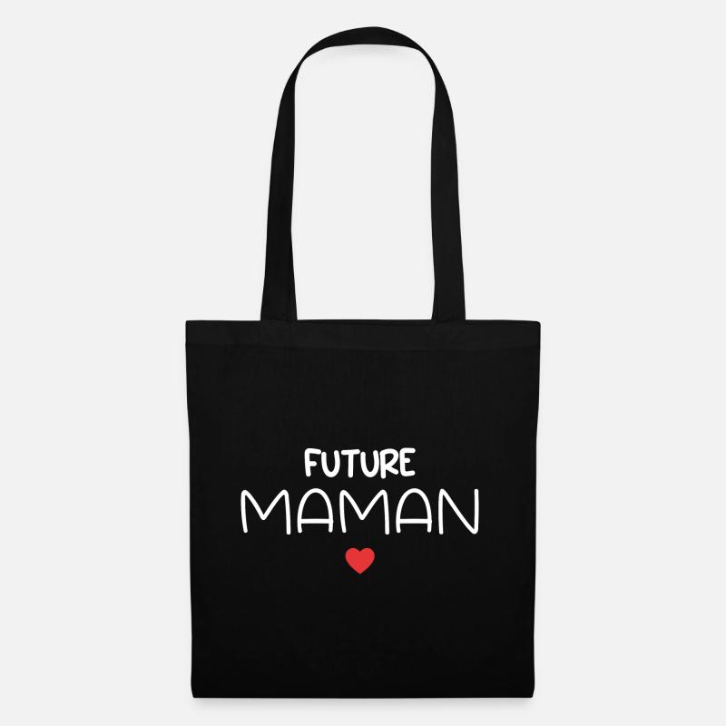 Future Maman - Sac en tissu - noir