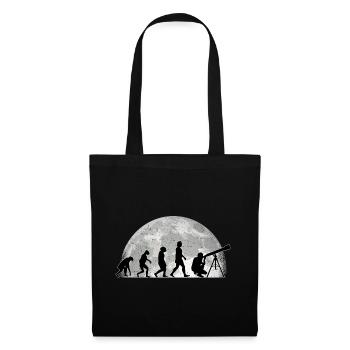 Astronomie Evolution Lune, astronomique - Sac en tissu - noir - Devant