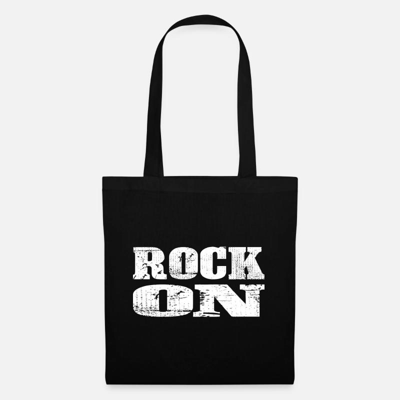ROCK ON - Tote Bag - black