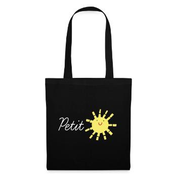 Notre petit rayon de soleil notre chéri avec solei - Sac en tissu - noir - Devant