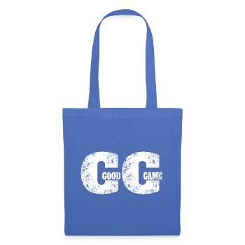 Bon jeu de jeu Zocker Zocken Gamer Gamepad - Sac en tissu - bleu pâle - Devant