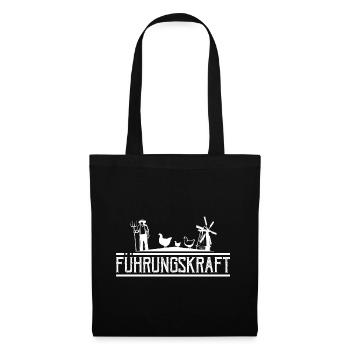 Huhn Bauer Landwirt Führungskraft - Sac en tissu - noir - Devant