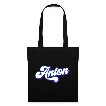 Anton | Couleurs changeantes - Sac en tissu - noir - Devant