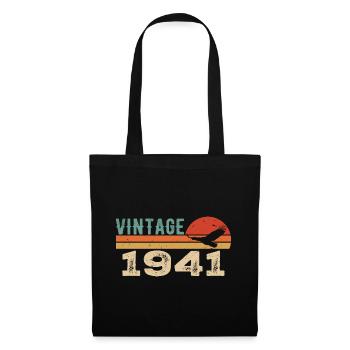 Vintage 1941 Retro 1941 Birthday Gift - Tote Bag - black - Front