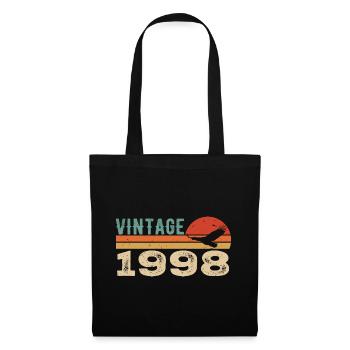 Vintage 1998 Birthday Gift 1998 Retro 1998 - Tote Bag - black - Front