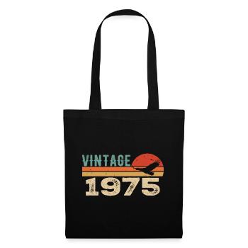 Vintage 1975 Birthday Gift 1975 Retro 1975 - Tote Bag - black - Front