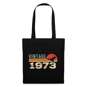Vintage 1973 Cadeau D'anniversaire 1973 Retro 1973 - Sac en tissu - noir - Devant